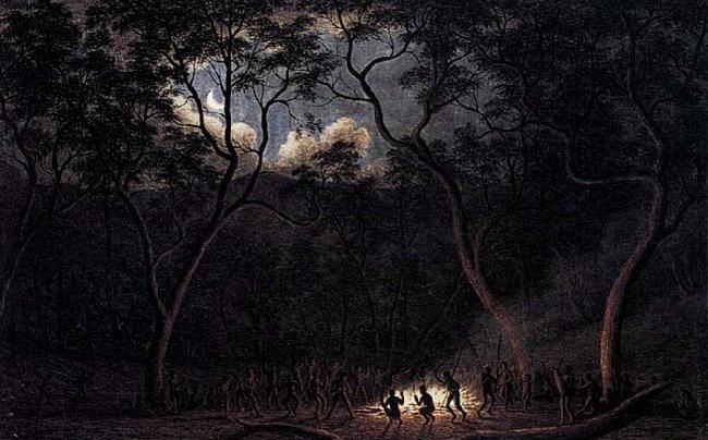 John glover A Corroboree in Van Diemen's Land